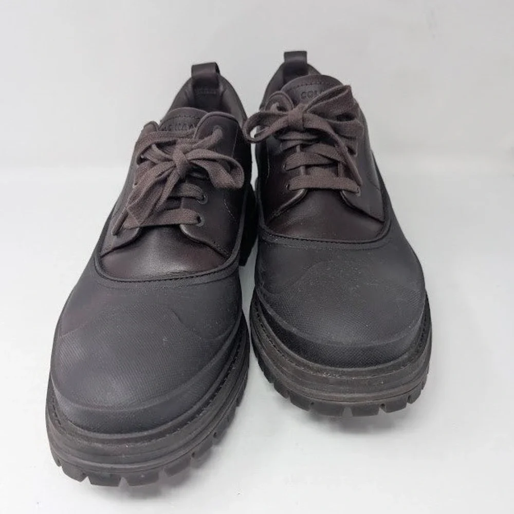 Cole Haan‎ Stratton Shroud Waterproof Oxford Brown Men's sz 12